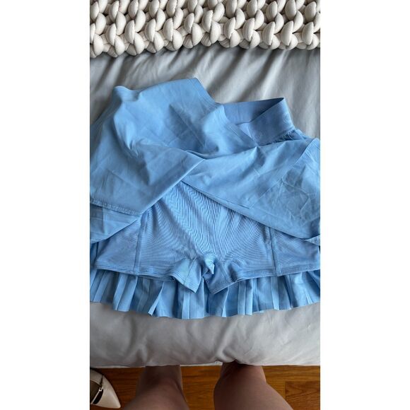 Light Blue Alo Tennis Skirt - Picture 6 of 6